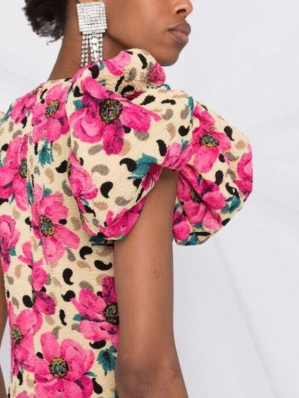 NWOT ROTATE Birger Christensen Katalona Floral Multicolor Mini Dress XS $400
